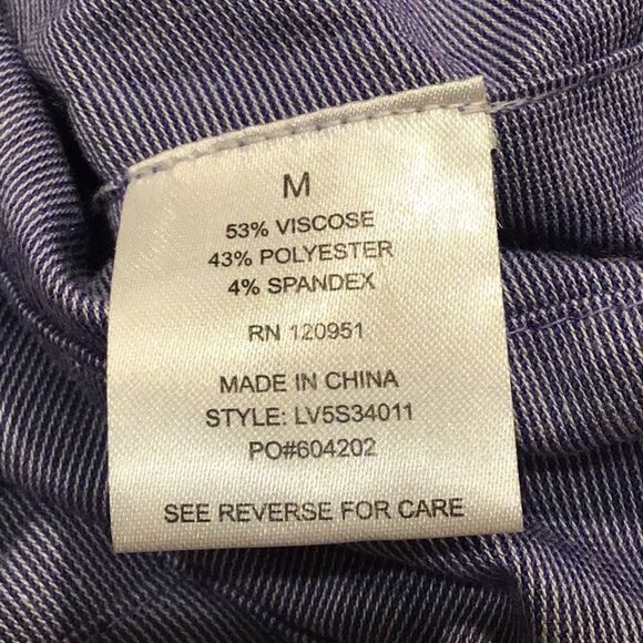 Olive + Oak Blue Raw Edge Cut Pleated Circle Skater Mini Skirt - Picture 10 of 11